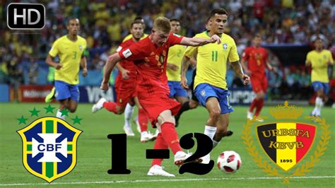 brazil vs belgium history